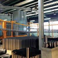 producing Enameling flue pipes,radiatiors and Solar panels.