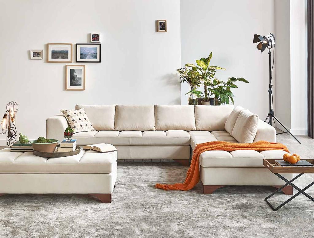 LUCCA CORNER SOFA SET DELIGHTFUL CORNER Roomy, comfortable and elegant.