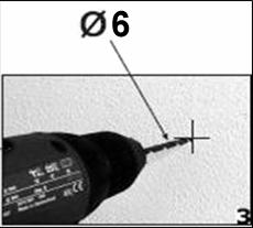 2a) The support screw holes are indicated by figure A in this drawing and the anchoring screw holes are indicated by figure B.