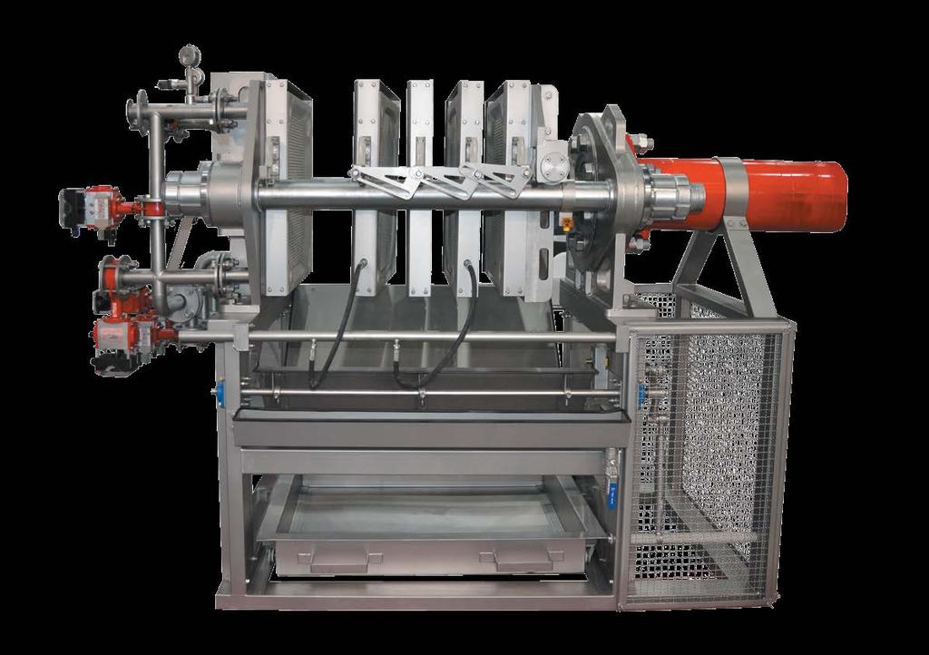 Chamber-Membrane Filter Press EKOTON is applied for different types sludges and slurries filtration A is a piece of