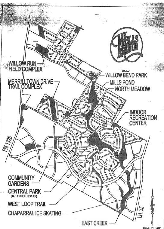 The 1999 Wells Branch Parks and Recreation Master Plan was prepared for the Board of Directors in January 1999 by Larson/Burns Landscape Architects and Park Planners.