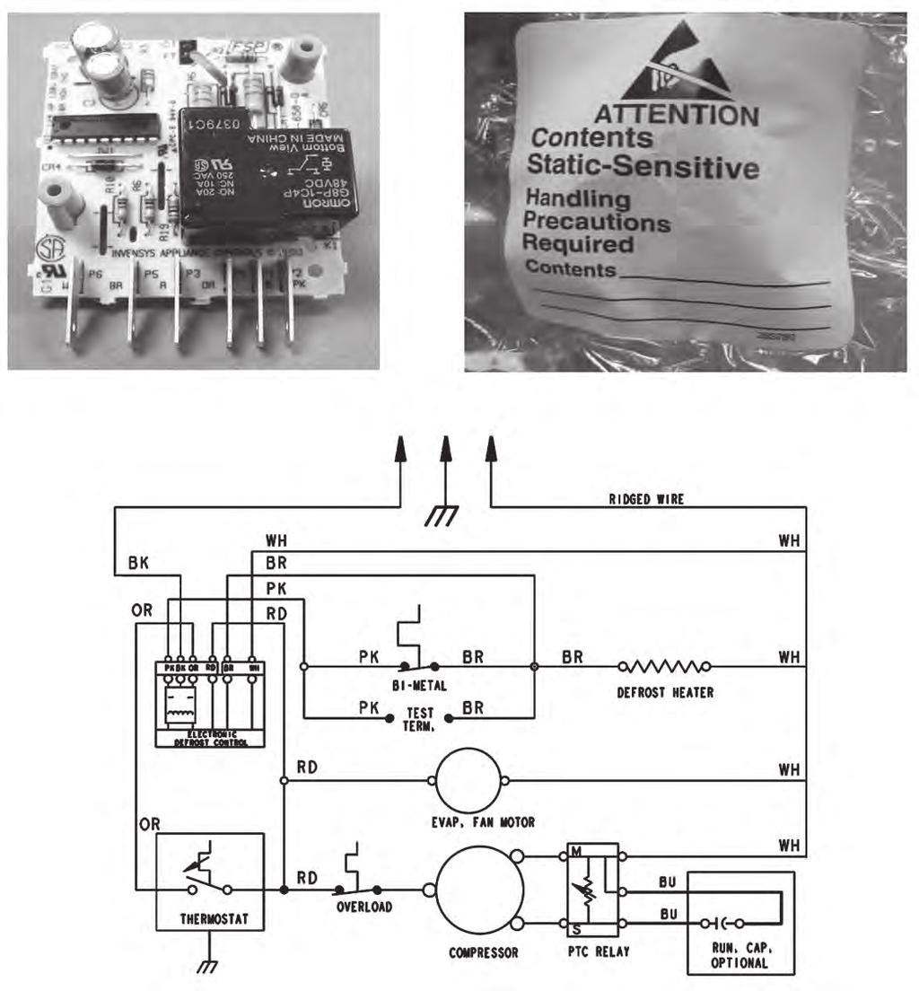 Control Components Refrigerator Compartment (continued) Adaptive Defrost Control cont.