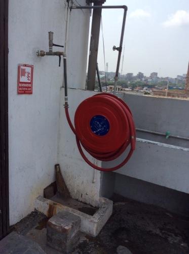 Page 10 Locations By floor, inside or outside the east exit star. Exemplar Hose Reel The fire hose system is supplied by a fire pump system fed by an underground cistern.