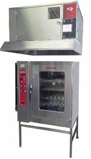 Ventless Ventless Hoods Hoods Canopy & Countertop Ventless Hoods CANOPY HOOD Hood designed to accommodate electric convection, combi, bakery, and cook & hold ovens COUNTERTOP HOOD WVU-31CT WVC-46
