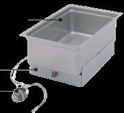 SINGLE WELL RECTANGULAR DROP-IN WARMERS Drop-in rectangular warmers are designed to keep heated food at safe serving temperatures and are available in a variety of configurations,