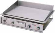 Electric Built-In Griddles G236 Wellslok standard for easy installation Cooking Equipment Electric Built-In Griddles Model No. Description No. of Thermostats Size W x D [in] Ship Wt.
