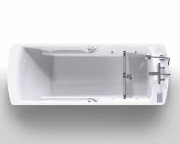 Key benefits... avero comfort The AVERO Comfort height adjustable bath combines well being and care perfectly with greatest safety and comfort.
