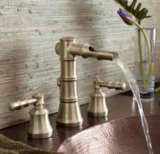 Bamboo The unique, nature-inspired Bamboo lav and Roman tub faucets will transform your bath into a spa-like retreat.