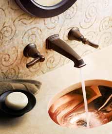 Rothbury With vintage design and masculine lines, Rothbury lav and Roman tub faucets make a relaxed, confident statement.