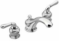 LAVATORY FAUCETS Centerset Lav Faucet / 4551 Widespread Lav Faucet / T4570* Widespread Lav Faucet with high-arc spout / T4572* Not available in LifeShine Brushed Nickel ROMAN TUB FAUCETS BIDET With