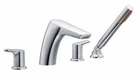 LAVATORY FAUCETS Single-Handle Lav Faucet / 6810 Widespread Lav Faucet / T6820* Can be installed with or without deckplate. Can be used with vessel extension Kit A2020.
