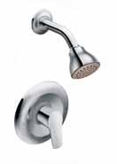 POSI-TEMP Showering Technology Pressure-balancing control ACCESSORIES Available in faucet-matching finishes Tank Lever YB2401 TUB & SHOWER SHOWERING Double Robe Hook YB2403 Pivoting Paper Holder