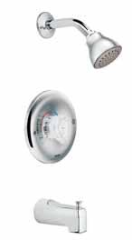 Chrome only Lever Handle Valve Trim and valve / L2361 Available in Chrome only Lever Handle with EasyClean XL showerhead, diverter spout, trim and valve / TL183* Not available in Polished Brass Lever