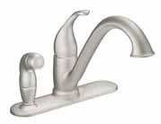 Faucet / 4905 PULLOUT FEATURES SECURE DOCKING Innovative design keeps the spray wand docked tightly for a secure connection that will not
