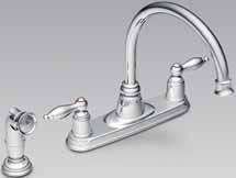 Two-Handle High-Arc Faucet 7902 Two-Handle High-Arc Faucet with side spray / 7905 CHOOSE YOUR FINISH Chrome,