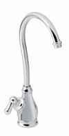 SINGLE-HANDLE BAR/PREP FAUCET Butler Faucets Lever-Handle Bar/Prep Faucet / 4904 Available in Chrome only TWO-HANDLE HI-FILL BAR FAUCETS Butler Cold Water Tap / 85800 Cold water tap is