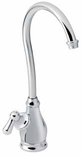 AquaSuite FILTERING FAUCET AquaSuite provides separate cold, filtered drinking water with the convenience of simple single-hole installation perfect for a secondary sink or use in conjunction with