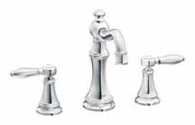 Wallmount Lav Faucet Lever Handles / TS42106* Cross Handles / TS42112* (shown) Roman Tub Faucet with hand shower Lever Handles / TS21104* Cross Handles / TS21102* (shown)
