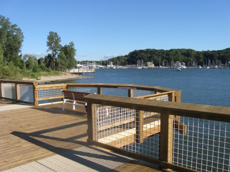 The new walkway segment will provide the link between The Black Lake Boardwalk parking area and