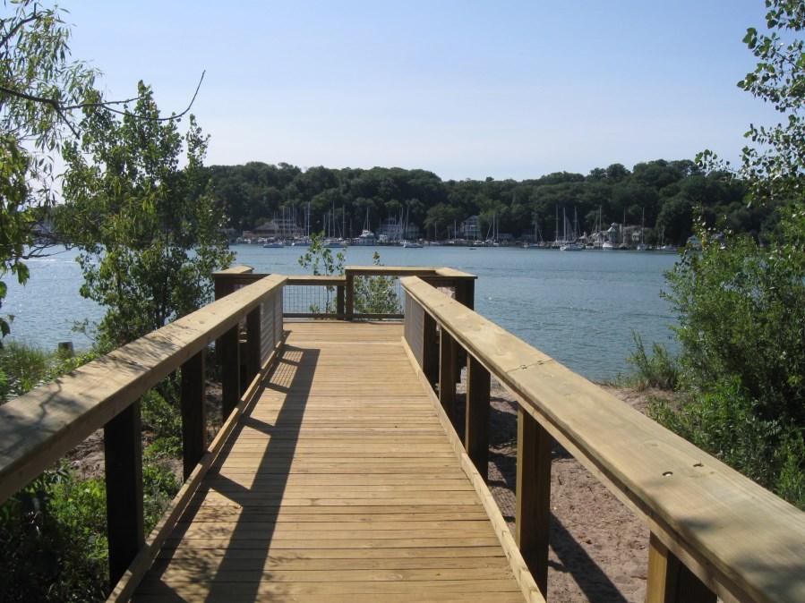 New wildlife viewing deck Historic Display location with Parkside