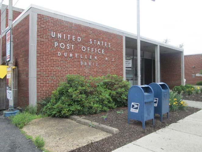 US POST OFFICE Subwatershed: Site Area: Address: Green Brook 11,153 sq. ft. 311 North Avenue Dunellen, NJ 08812 Block and Lot: Block 69, Lot 2.