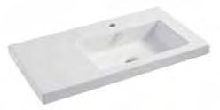 VANITY BASINS for FuRNITuRE 10 YEAR SLIM 400 VANITY BASIN 400 X 350mm 1 RIGHT HAND TAP HOLE 28500.