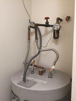 This condition can cause water to set in the outlet drain resulting in