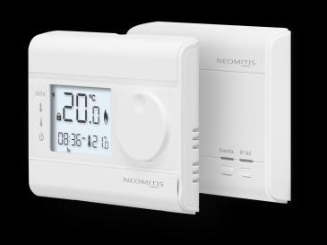 temperature, desired temperature, the thermostat calculates and optimises the programming for each heating period
