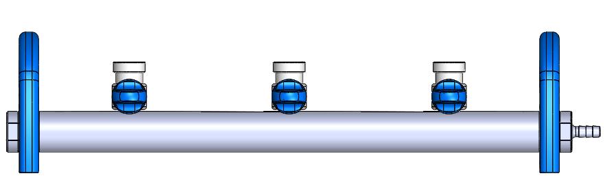 The adjustable vent valve design can avoid Water Hammer and help to drain residual liquid o the tube.