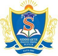 SIDDHARTH INSTITUTE OF ENGINEERING & TECHNOLOGY :: PUTTUR (AUTONOMOUS) (Approved by AICTE, New Delhi & Affiliated to JNTUA, Anantapuramu) (Accredited by NBA & Accredited by NAAC with A Grade) (An ISO