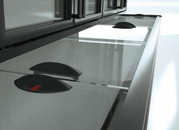 EcoFlex Slide Combi EcoFlex Slide Combi: Glass cover for combination refrigeration