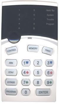 PowerWave-8 KEYPADS PowerWave-8 LED Keypad PowerWave-8 LCD Keypad When the PowerWave-8 is displaying codes and address values in program mode it may be necessary to display the 9 and 0 digits.