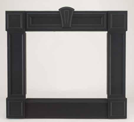 Options Interior (standard) Choose from two elegant and durable cast-surround kits White Stacked Textured Panels Cast Iron Surround Kit Decorative Keystone MULTI-ROOM HEATING OPTIONS The