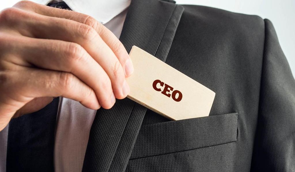 The CEO has the top internal seat, and other functions are also