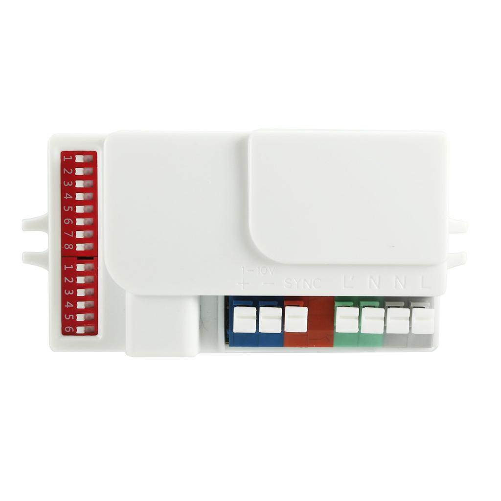 Detection area, time delay and daylight threshold can be precisely set via DIP switch Recommended installation height: 8ft to 20ft Detection Pattern TECHNICAL DATA Operating voltage 120/277Vac,