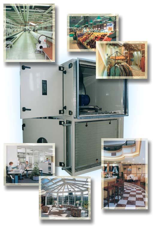 2 MODULAR AIR-HANDLING UNITS - KU SERIES Owing to an extraordinarily flexible range of products the KU series is undoubtedly able to offer solutions which will best meet your specific requirements