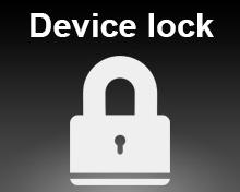 1) Lock the device This function allows to lock the device in order to avoid being manipulated by unauthorized persons. To turn this function on press - on the control panel.