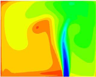 Comparison of measured air temperature with that computed by CFD and by the multizone model in two sections of the