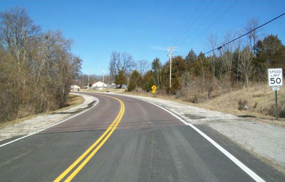Old State Route 21, Phase 1: Repair/replace concrete slabs and joints Reconstruction of roadway shoulders Addition of center/edgeline rumble strips Surface