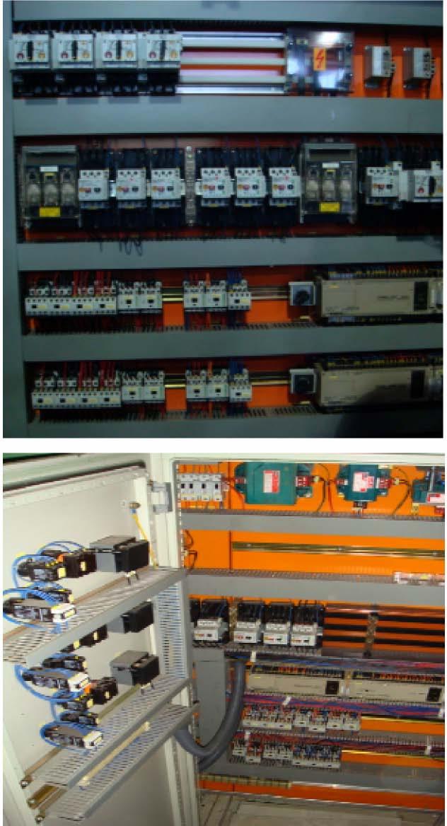 1 control unit Equipped with all the operating controls, display lamps and switching devices required to run the machine in automatic mode With connectivity for external operating and fault display