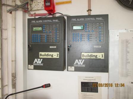 An annunciator shall be located in a constantly attended location (such as a fire control room) to alert this person. Install a new fire alarm control panel.