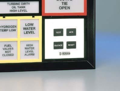 The system alarm input modules provide self-generating flash signals that operate the flash sequence on indicators