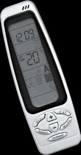 This version includes a wide range of controls, including the infra-red remote