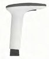 support (black) Multi-adjustable arm (white) with arm support