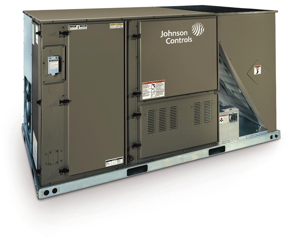 SINGLE PACKAGED UNITS SERIES 10 Where energy efficiency and easy installation come together. The Johnson Controls Series 10 single packaged unit combines superior efficiency ratings (up to 12.