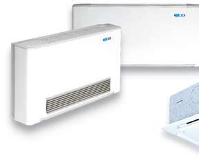 Cooling capacity from 0,6 to 7,6 kw and heating capacity