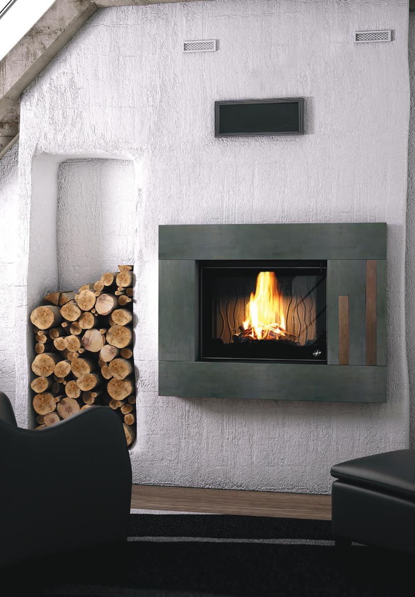 These beautifully crafted pure cast iron wood fires are sure to add breath taking ambiance in