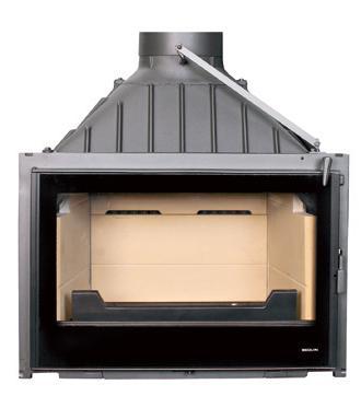 Made in Randan, France, and constructed with pure cast iron, these classic fire boxes come equipped with the Seguin air wash system