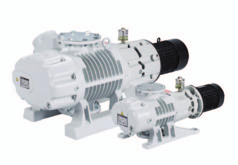 Dry Vacuum Pumps Roots Vacuum Pumps SCREWLINE Dry compressing screw pumps Extremely robust for harshest industrial applications, simple on-site maintenance.