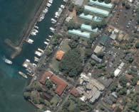 Armory Park in Lahaina at the same scale